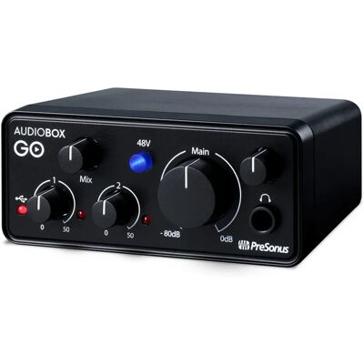 Interface audio USB PreSonus AudioBox GO - Solution d'enregistrement portable Interface audio USB PreSonus AudioBox GO - Solution d'enregistrement portable