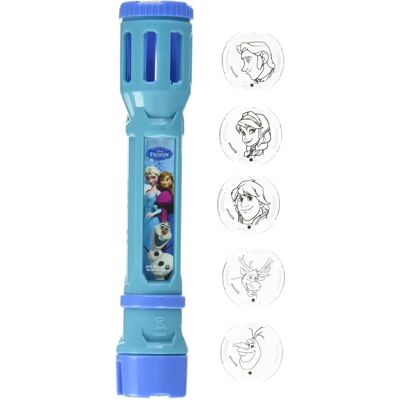 Disney Frozen 40314 - Többfunkciós zseblámpa vetítő 6 cserélhető lencsével Disney Frozen 40314 - Többfunkciós zseblámpa vetítő 6 cserélhető lencsével
