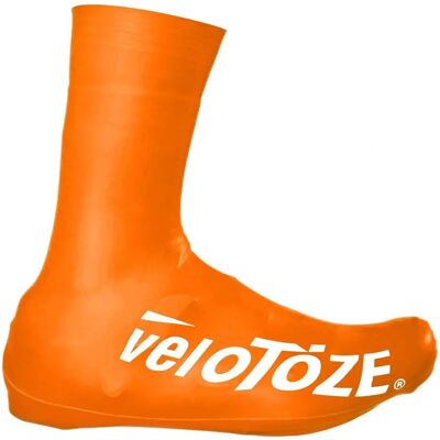 Couvre-chaussures VeloToze Tall 2.0 - Petit Orange - Chaussures de Route - Publicité Couvre-chaussures VeloToze Tall 2.0 - Petit Orange - Chaussures de Route - Publicité