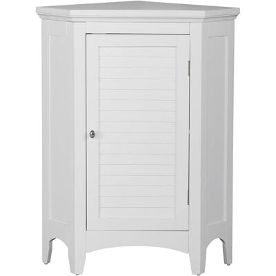 Teamson Home Badezimmer Eckschrank Weiß Holz Standregal Teamson Home Badezimmer Eckschrank Weiß Holz Standregal