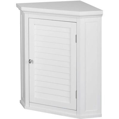 Teamson Home Weißes Bad Eckschrank - Badezimmer Stauraum Teamson Home Weißes Bad Eckschrank - Badezimmer Stauraum