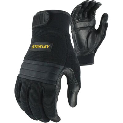 Stanley Vibration Absorbing Leather Glove - Gloves Stanley Vibration Absorbing Leather Glove - Gloves