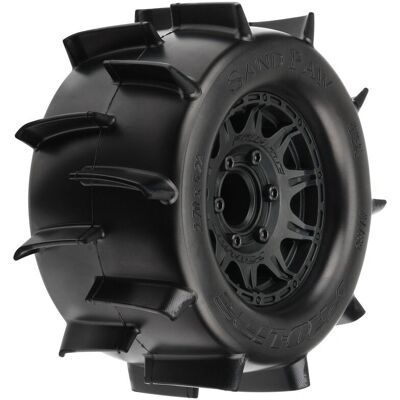Pro-Line Sand Paw 2.8" Wielen & Banden Set voor RC - Zwart, Stampede Compatibel Pro-Line Sand Paw 2.8" Wielen & Banden Set voor RC - Zwart, Stampede Compatibel