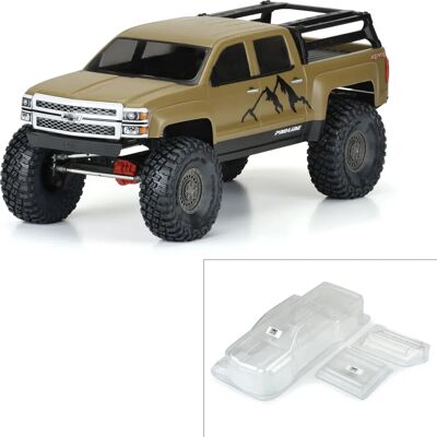 Pro-Line Chevrolet Silverado 2015 Corps RC - Empattement 13,9" - Publicité Pro-Line Chevrolet Silverado 2015 Corps RC - Empattement 13,9" - Publicité