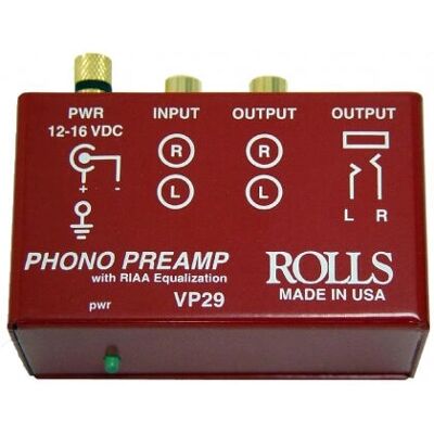 Rolls VP29 Pre-Amplificatore Phono Rosso - Apparecchiature Audio Rolls VP29 Pre-Amplificatore Phono Rosso - Apparecchiature Audio