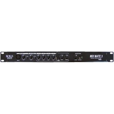 Rolls RM69 Mix Mate3 Mikrofonmixer - 6-Kanal-Audio-Gerät Rolls RM69 Mix Mate3 Mikrofonmixer - 6-Kanal-Audio-Gerät
