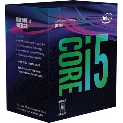 Processeur Intel i5-8500T - Hexa-Core - 2,1 GHz - 9 MB Cache - Publicité Processeur Intel i5-8500T - Hexa-Core - 2,1 GHz - 9 MB Cache - Publicité