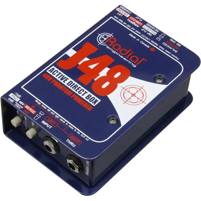 Radial J48-MK2 Actieve DI Box - DI Box Radial J48-MK2 Actieve DI Box - DI Box