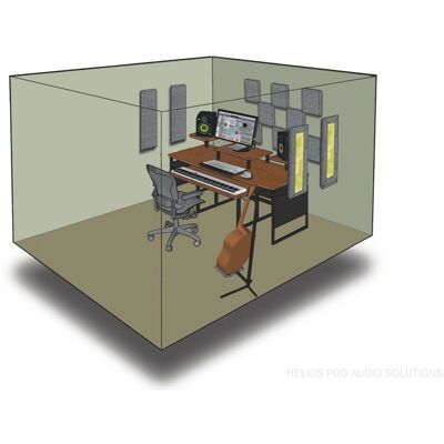 Primacoustic London 8 Acoustic Treatment Kit - Studio Acoustic Panels Primacoustic London 8 Acoustic Treatment Kit - Studio Acoustic Panels