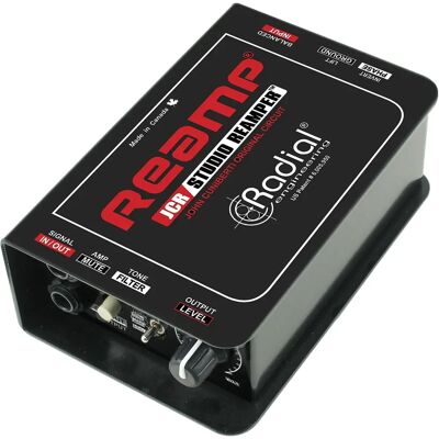 Radial Jcr Reamp - Reamper passivo per studio e strumenti Radial Jcr Reamp - Reamper passivo per studio e strumenti
