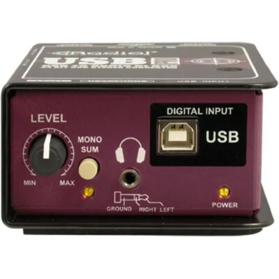 Radial USB-Pro Boîte DI Stéréo - Convertisseur audio numérique haute résolution - Publicité Radial USB-Pro Boîte DI Stéréo - Convertisseur audio numérique haute résolution - Publicité