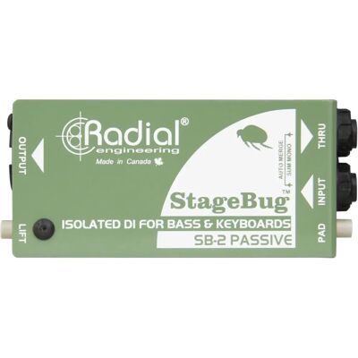 Radial Radial SB-2 Passive DI-Box - Tragbar, Vielseitig Radial Radial SB-2 Passive DI-Box - Tragbar, Vielseitig