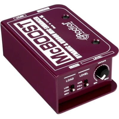 Radial McBoost - Amplificateur de signal pour microphones dynamiques et à ruban - Publicité Radial McBoost - Amplificateur de signal pour microphones dynamiques et à ruban - Publicité