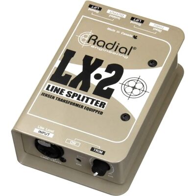 Radial LX2 Diviseur de ligne équilibré passif - Diviseur audio - Publicité Radial LX2 Diviseur de ligne équilibré passif - Diviseur audio - Publicité