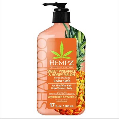 Șampon Vegan Hidratant HEMPZ Sweet Pineapple Honey Melon - Îngrijirea Părului Șampon Vegan Hidratant HEMPZ Sweet Pineapple Honey Melon - Îngrijirea Părului