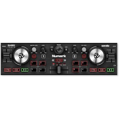 Numark DJ2GO2 Touch Bärbar DJ-kontroller med Serato Lite - Svart Numark DJ2GO2 Touch Bärbar DJ-kontroller med Serato Lite - Svart