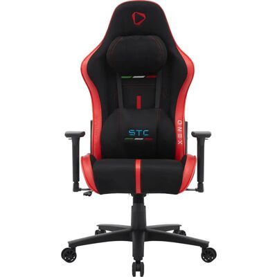 Chaise de bureau Onex STC Alcantara L Series - Noir/Rouge - Publicité Chaise de bureau Onex STC Alcantara L Series - Noir/Rouge - Publicité