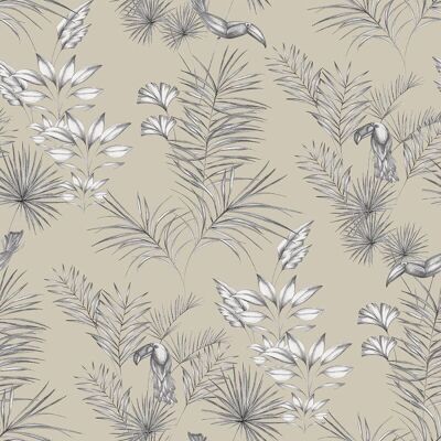 Ohpopsi - Wld53112w - Toucan Toile Lin - Wallpaper - Publicité Ohpopsi - Wld53112w - Toucan Toile Lin - Wallpaper - Publicité
