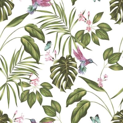Ohpopsi - Wld53114w - Blanc - Wallpaper - Publicité Ohpopsi - Wld53114w - Blanc - Wallpaper - Publicité