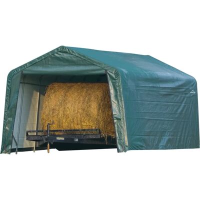 ShelterLogic Grünes Gerätehaus - 610x380x260 cm ShelterLogic Grünes Gerätehaus - 610x380x260 cm