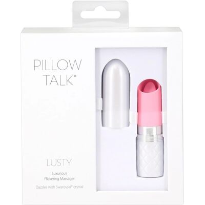 Pillow Talk - Lusty Luxurious Flickering Massager - Pink Pillow Talk - Lusty Luxurious Flickering Massager - Pink