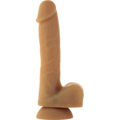 Dildo de Ventosa con Testículos - Violeta Dildo de Ventosa con Testículos - Violeta