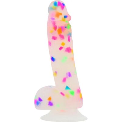 Dildo de Confeti de Silicona Multicolor Party Marty - 16-20cm de Addiction Dildo de Confeti de Silicona Multicolor Party Marty - 16-20cm de Addiction