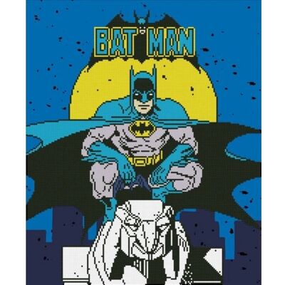 Diamond Dotz Batman 46 x 57 cm - Kit de Pintura con Diamantes Diamond Dotz Batman 46 x 57 cm - Kit de Pintura con Diamantes