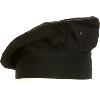Chef Works Black Chef Hat - Unisex, Adjustable, Durable Chef Works Black Chef Hat - Unisex, Adjustable, Durable