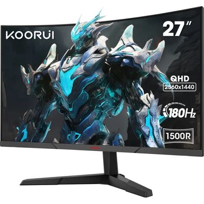 Koorui 27-inch QHD 1440p - 180 Hz - curved VA monitor Koorui 27-inch QHD 1440p - 180 Hz - curved VA monitor