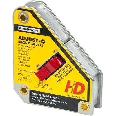 STRONG HAND TOOLS MSA46-HD Adjust-O Magnet Quadrat - Schweiß- & Montagewerkzeug STRONG HAND TOOLS MSA46-HD Adjust-O Magnet Quadrat - Schweiß- & Montagewerkzeug