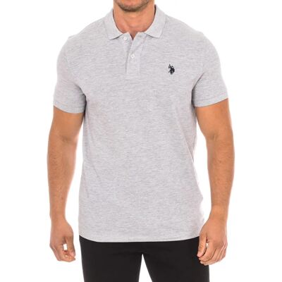U.S. Polo Assn. Grijze korte mouwen polo - T-shirt U.S. Polo Assn. Grijze korte mouwen polo - T-shirt