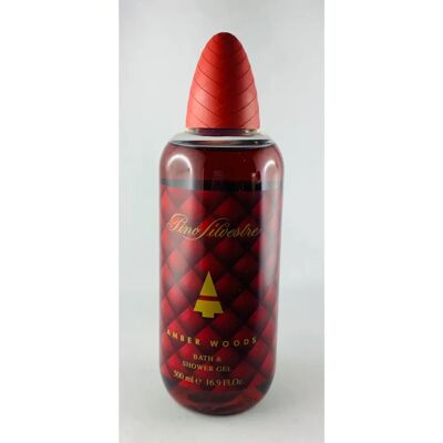 Gel douche Amber Woods de Pino Silvestre - Parfum Masculin - Publicité Gel douche Amber Woods de Pino Silvestre - Parfum Masculin - Publicité