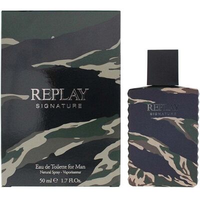 Replay Signature Męskie Eau De Toilette 50ml - Zapach dla mężczyzn Replay Signature Męskie Eau De Toilette 50ml - Zapach dla mężczyzn