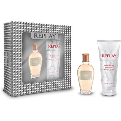 Replay Womens Jeans Original - Eau De Toilette 20ml & Body Lotion 100ml Replay Womens Jeans Original - Eau De Toilette 20ml & Body Lotion 100ml
