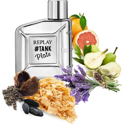 Replay Tank Plate For Him Eau De Toilette - Maskuliininen Puu Mausteinen 100ml Replay Tank Plate For Him Eau De Toilette - Maskuliininen Puu Mausteinen 100ml