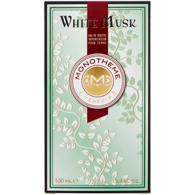 Monotheme Venezia Musc Blanc pour Femme Eau de Toilette (100ml) - Publicité Monotheme Venezia Musc Blanc pour Femme Eau de Toilette (100ml) - Publicité