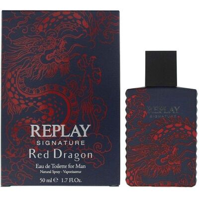Replay Red Dragon Men Eau De Toilette 50ml Replay Red Dragon Men Eau De Toilette 50ml