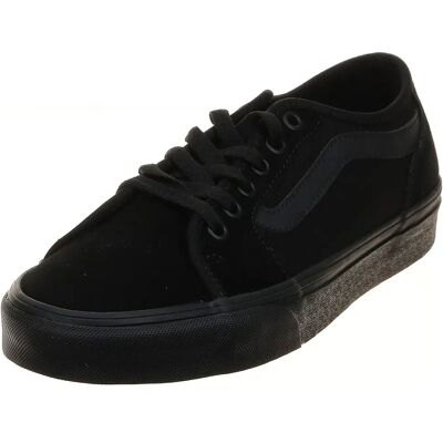 Vans Filmore Decon Wildleder Canvas Trainer - Schwarz - Größe 6 UK Vans Filmore Decon Wildleder Canvas Trainer - Schwarz - Größe 6 UK