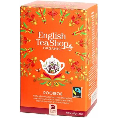 English Tea Shop Bio Fairtrade Rooibos Tee - Teebeutel English Tea Shop Bio Fairtrade Rooibos Tee - Teebeutel