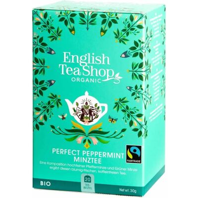 English Tea Shop Menthe Bio & Fairtrade 30g - Thé - Publicité English Tea Shop Menthe Bio & Fairtrade 30g - Thé - Publicité