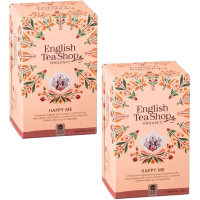English Tea Shop Thé aux Herbes Décaféiné Happy Me - Publicité English Tea Shop Thé aux Herbes Décaféiné Happy Me - Publicité