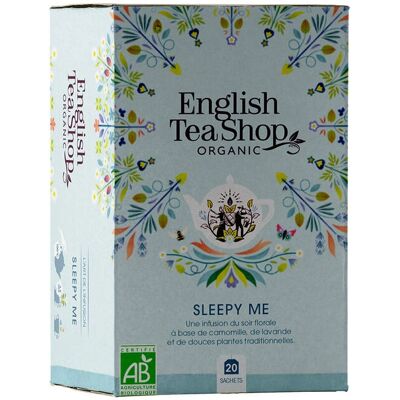 English Tea Shop Sleepy Me Tisane - Bio, Sans Caféine, Détente Nocturne - Publicité English Tea Shop Sleepy Me Tisane - Bio, Sans Caféine, Détente Nocturne - Publicité