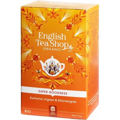 English Tea Shop Infusion Gingembre Curcuma Citronnelle - Infusion - Publicité English Tea Shop Infusion Gingembre Curcuma Citronnelle - Infusion - Publicité