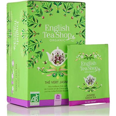 English Tea Shop Thé Vert Jasmin & Sureau - Thé - Publicité English Tea Shop Thé Vert Jasmin & Sureau - Thé - Publicité
