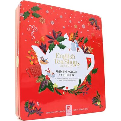 English Tea Shop Premium Holiday Collection - 72 Tea Bags, Red English Tea Shop Premium Holiday Collection - 72 Tea Bags, Red