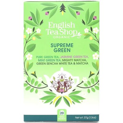 English Tea Shop Supreme Green Tea - 5 Flavors, 20 Bags English Tea Shop Supreme Green Tea - 5 Flavors, 20 Bags
