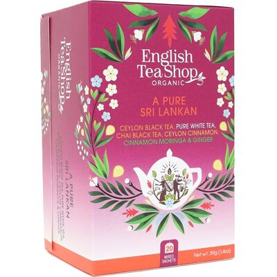 English Tea Shop Te Puro Sri Lanka - 5 Smaker - 20stk Teposer English Tea Shop Te Puro Sri Lanka - 5 Smaker - 20stk Teposer