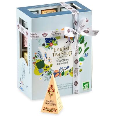 Coffret de thé aux herbes biologique d'English Tea Shop - 12 sachets - Publicité Coffret de thé aux herbes biologique d'English Tea Shop - 12 sachets - Publicité