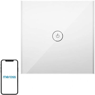Interrupteur intelligent Meross - Blanc - 2 Voies, compatible HomeKit Interrupteur intelligent Meross - Blanc - 2 Voies, compatible HomeKit